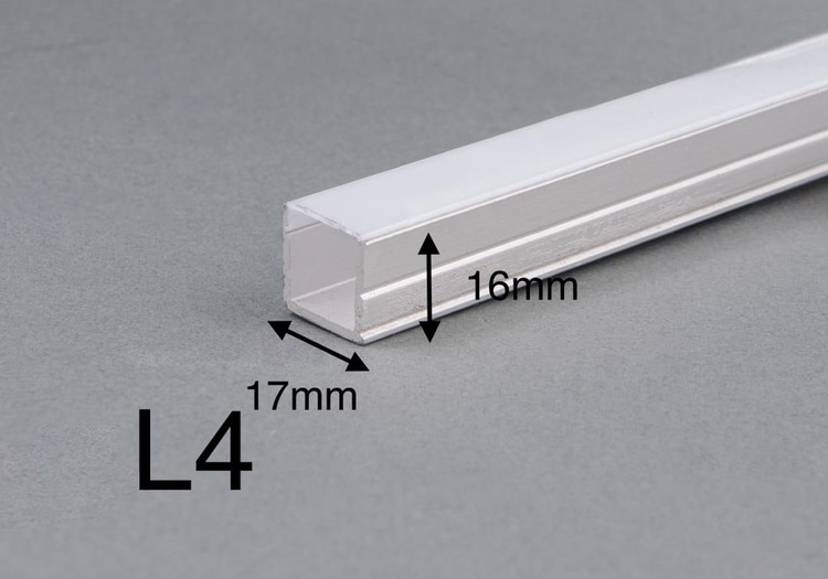 پروفیل روکار سرویس MDF کد HELINOOR L4